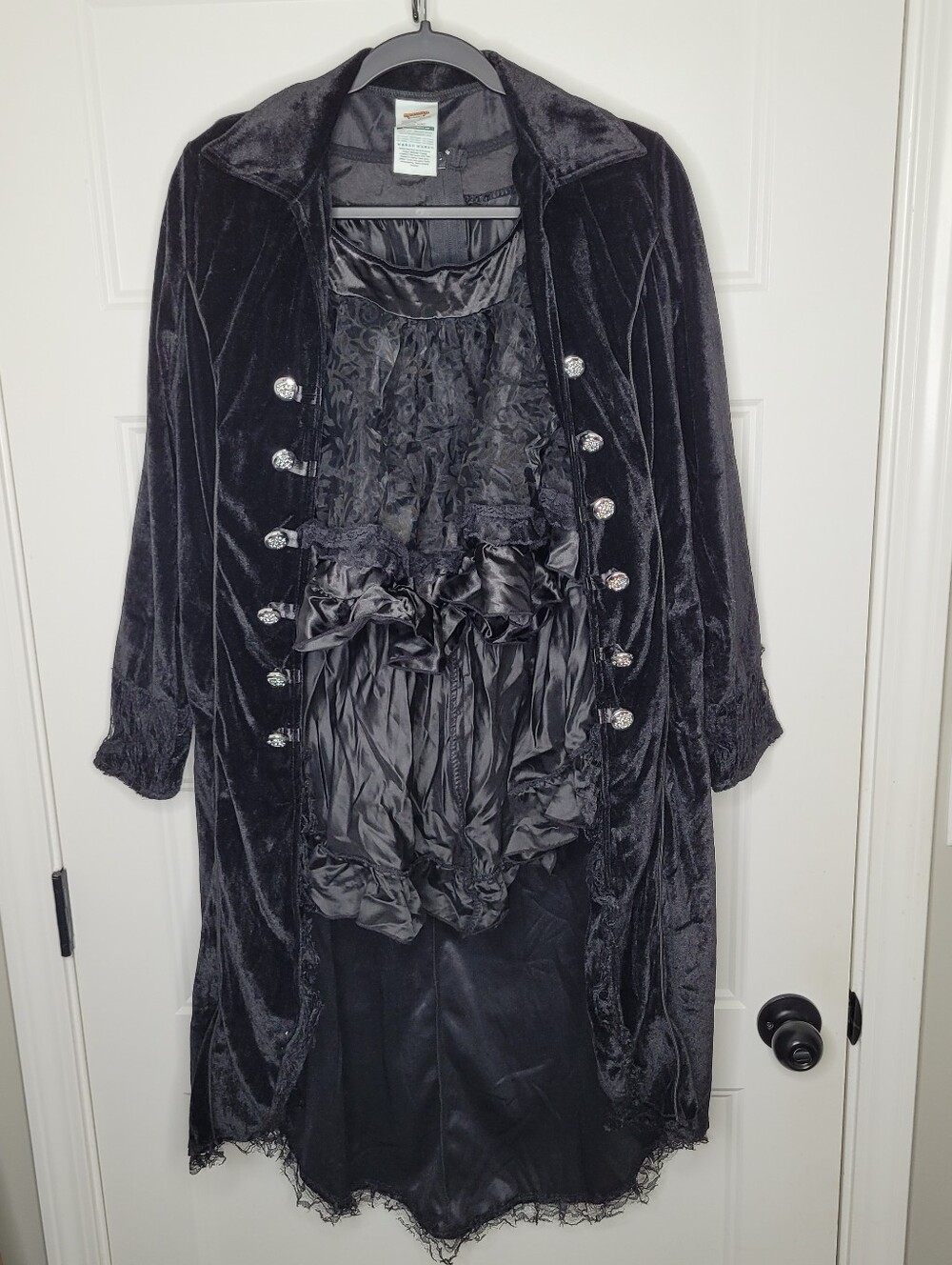Women's L Spooktacular Creations Gothic Jacket & Skirt